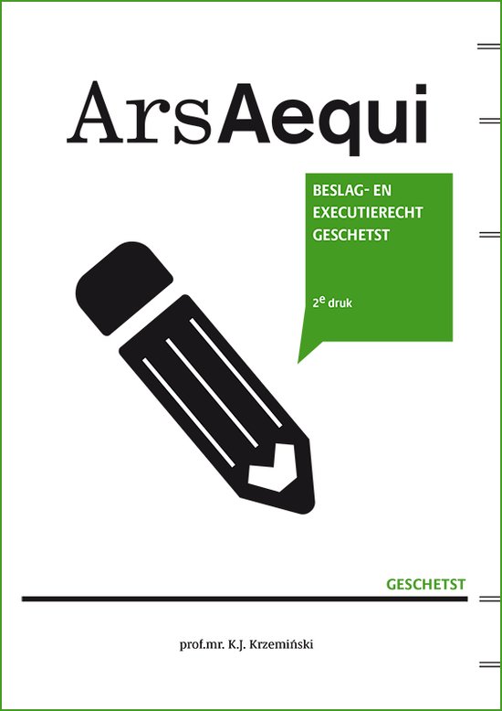 Ars Aequi Geschetst - Beslag- en executierecht geschetst - cover