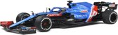 Alpine A521 Formule 1 - GP Portugal 2021 - Fernando Alonso #14 (32 cm) 1/18 Solido {Modelauto - Schaalmodel - Model auto - Miniatuurauto - Race Auto - Racewagen - F1 - Formula 1 - Max Verstap