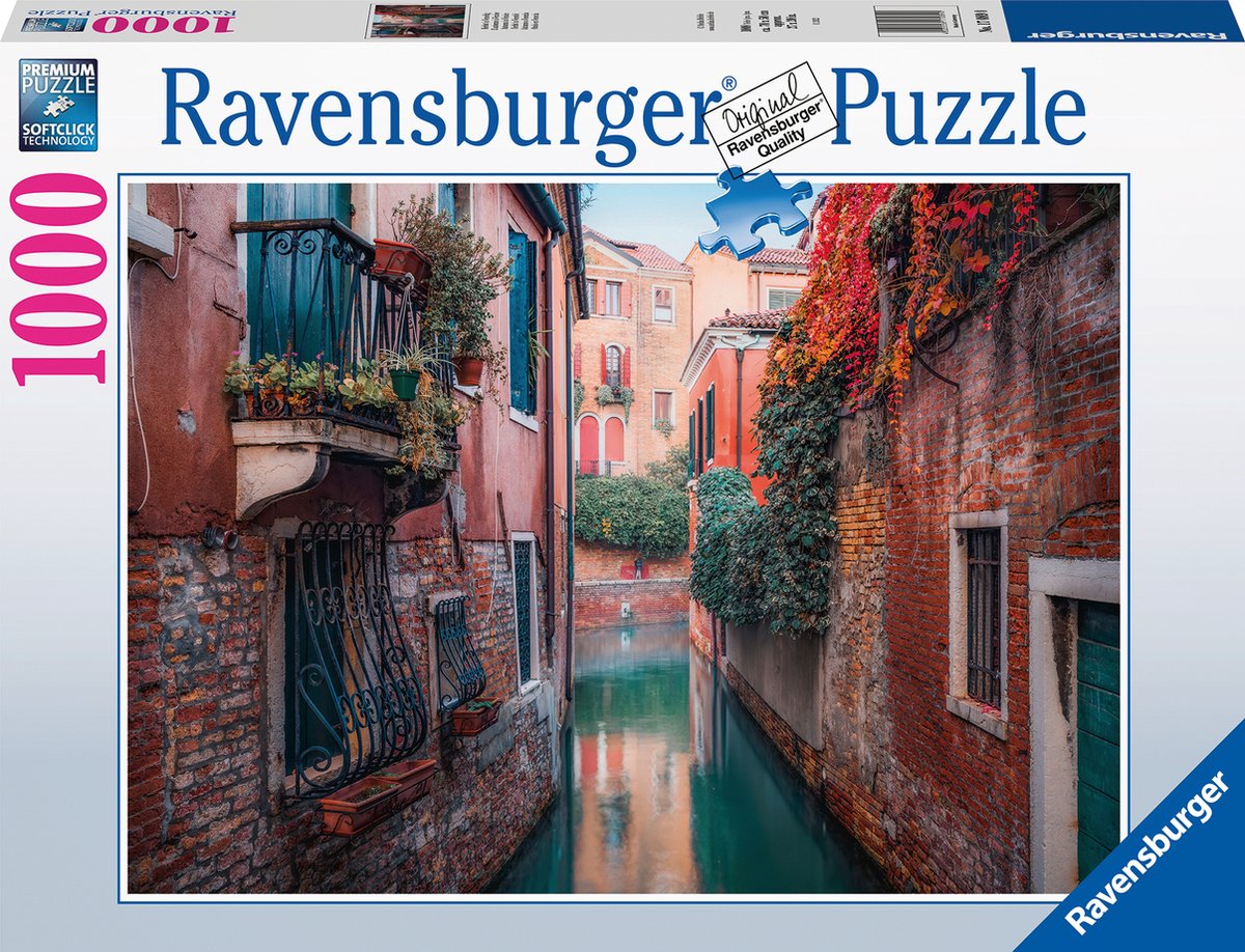 Ravensburger puzzel Herfst in Venetie - Legpuzzel - 1000 stukjes