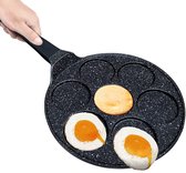 Crêpemaker - pancake pannenkoeken 7 kop marmeren anti aanbaklaag