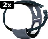 2x LOOPSHEIDBROEKJE ZWART S‚ÄìM 32‚Äì39CM