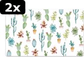 2x # PLACEMAT CACTUS 49X29CM