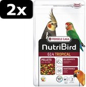 2x NUTRIBIRD G14 TROPICAL 1KG