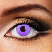 Partylens® kleurlenzen - Purple Out - jaarlenzen met lenshouder - paarse partylenzen