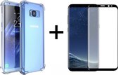 Samsung S8 Plus Hoesje - Samsung Galaxy S8 Plus hoesje shock proof case transparant - Full Cover - 1x Samsung Galaxy S8 Plus Screenprotector
