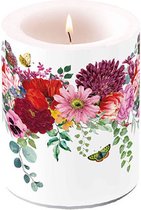 Ambiente - Kaars - Big - 75 branduren - Flower Border