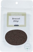 Broccoli Kiemzaden 250 g - Biologisch | Microgreen/Microgroenten zaden | Brassica oleracea | Broccolikers | Plastic vrij verpakt