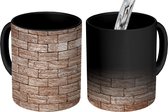 Magische Mok - Foto op Warmte Mok - Muur - Stenen - Oud - 350 ML - Uitdeelcadeautjes