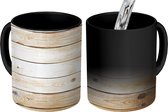 Magische Mok - Foto op Warmte Mok - Plank - Landelijk - Nerf - Design - 350 ML - Uitdeelcadeautjes