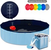 Hondenbad - Opvouwbaar - Huisdierbad - Babybad - Zwembad - Blauw - 160x30cm