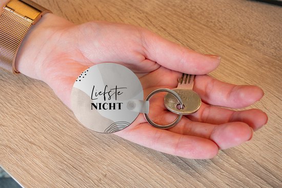 Porte-clés - Proverbes - 'Chère nièce' - Citations - Plastique - Rond - Cadeaux à distribuer - Cadeaux Sinterklaas - Cadeaux à distribuer pour les enfants - Cadeaux de chaussures - Petits cadeaux