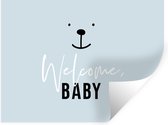 Stickers muraux - Film autocollant - Proverbes - Citations - Bienvenue bébé - Bébé - Kids - Enfants - 80x60 cm - Film adhésif - Stickers muraux chambre d'enfant - Papier peint autocollant - Papier peint autocollant - Film autocollant