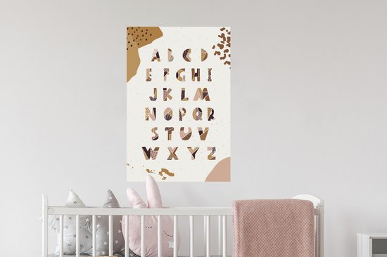 Stickers Stickers muraux - Citations - Alphabet - Dictons - Enfants - Kids - Bébé - 40x60 cm - Feuille adhésive