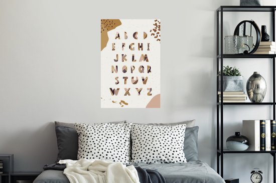 Stickers Stickers muraux - Citations - Alphabet - Dictons - Enfants - Kids - Bébé - 40x60 cm - Feuille adhésive