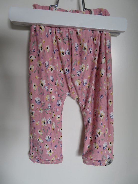 Legging Bébé legging fille été rose/fleuri taille 50/56