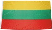 Senvi Printwear - Flag Lithuania - Grote Litouwen vlag - Gemaakt Van 100% Polyester - UV & Weerbestendig - Met Versterkte Mastrand - Messing Ogen - 90x150 CM - Fair Working Conditions