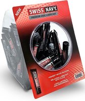 Swiss navy anaal glijmiddel op siliconenbasis bowl met 50x 10 ml tubes
