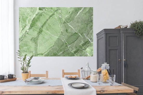 Affiche Galets - Wit - Vert - Granit - 180x120 cm XXL
