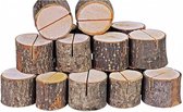 kaarthouder 3,7 x 3,1 cm hout bruin 50 stuks