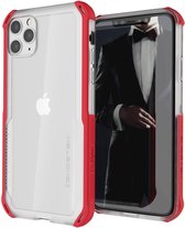 Ghostek Cloak Apple iPhone 11 Pro Max Hoesje Hybride Transparant Rood