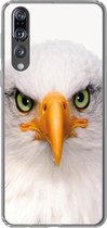 Geschikt voor Huawei P20 Pro hoesje - Jongens - Adelaar - Amerikaanse zeearend - Vogel - Portret - Snavel - Ogen - Siliconen Telefoonhoesje