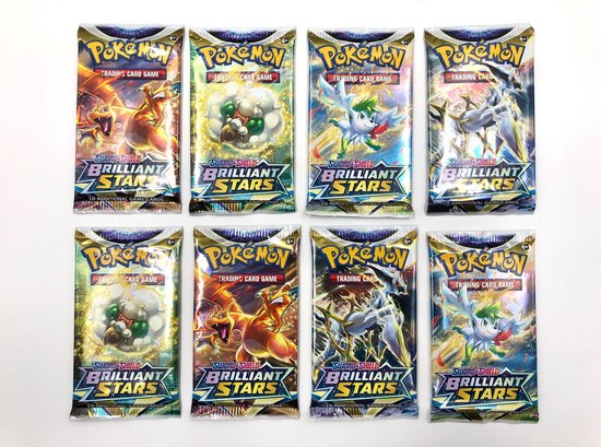 Thumbnail van een extra afbeelding van het spel Pokémon Sword & Shield Brilliant Stars - Boosterpack 8x - Verzamelmap 9 pocket