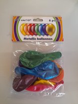 metallic ballonnen 8 stuks