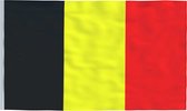 Senvi Printwear - Flag Belgium - Grote België vlag - Gemaakt Van 100% Polyester - UV & Weerbestendig - Met Versterkte Mastrand - Messing Ogen - 90x150 CM - Fair Working Conditions