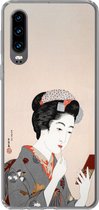 Coque Huawei P30 - Japonais - Femme - Maquillage - Vintage - Coque de téléphone en Siliconen