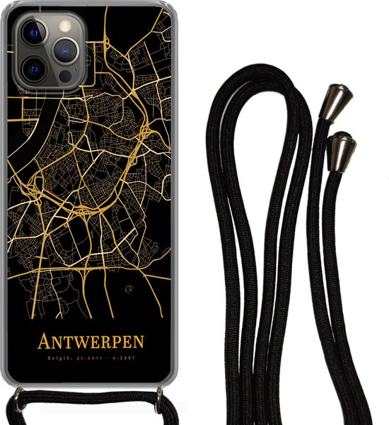 Telefoonkoord - Telefoonketting - Hoesje met koord iPhone 13 Pro Max -  Antwerpen -... | bol.com