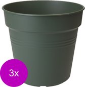 Elho Green Basics Kweekpot - Kweekbenodigdheden - 3 x Ø17x15.7 cm Groen
