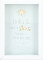 Fotolijst met Compliment Friends are like stars. You don't ?