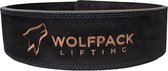 Wolfpack Lifting -  Lever Belt - Lifting Belt - Powerlift Riem - Zwart/Bruin - L