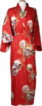 DongDong - Originele Japanse kimono - Katoen - Princess motief - Rood - L/XL