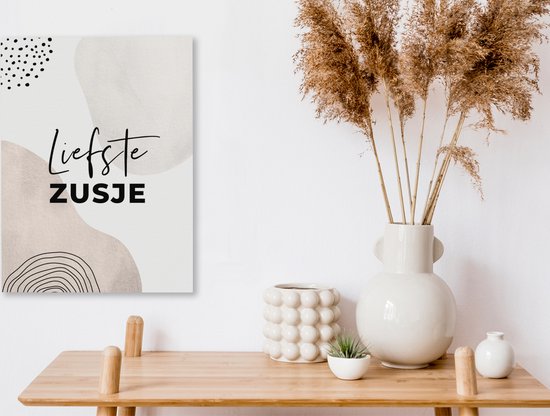 Toile Peinture Proverbes - Soeur - Soeur - 30x40 cm - Décoration murale