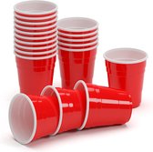 BeerCup Nadal Red Shot beker 2 oz 50ml - Beer pong shot bekers - 50 x party bekers - vaatwasmachinebestendig