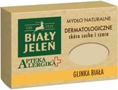 Bialy Jelen Natuurlijke Dermatologische Zeep met Gele Klei voor de Droge Huid - Gezichtsverzorging - Zeep Blok - Soap Bar - Zeep Bar - 125g