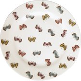 Greengate Maisie white ontbijtbord vlinders (set van 4 ontbijtborden) - wit - vlinder