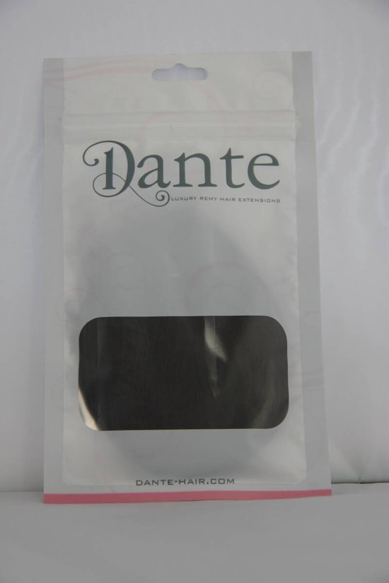 Dante Keratin - Cire - Double Drawn - 41cm/16" - 25 pièces - Couleur: 1B Noir Marron