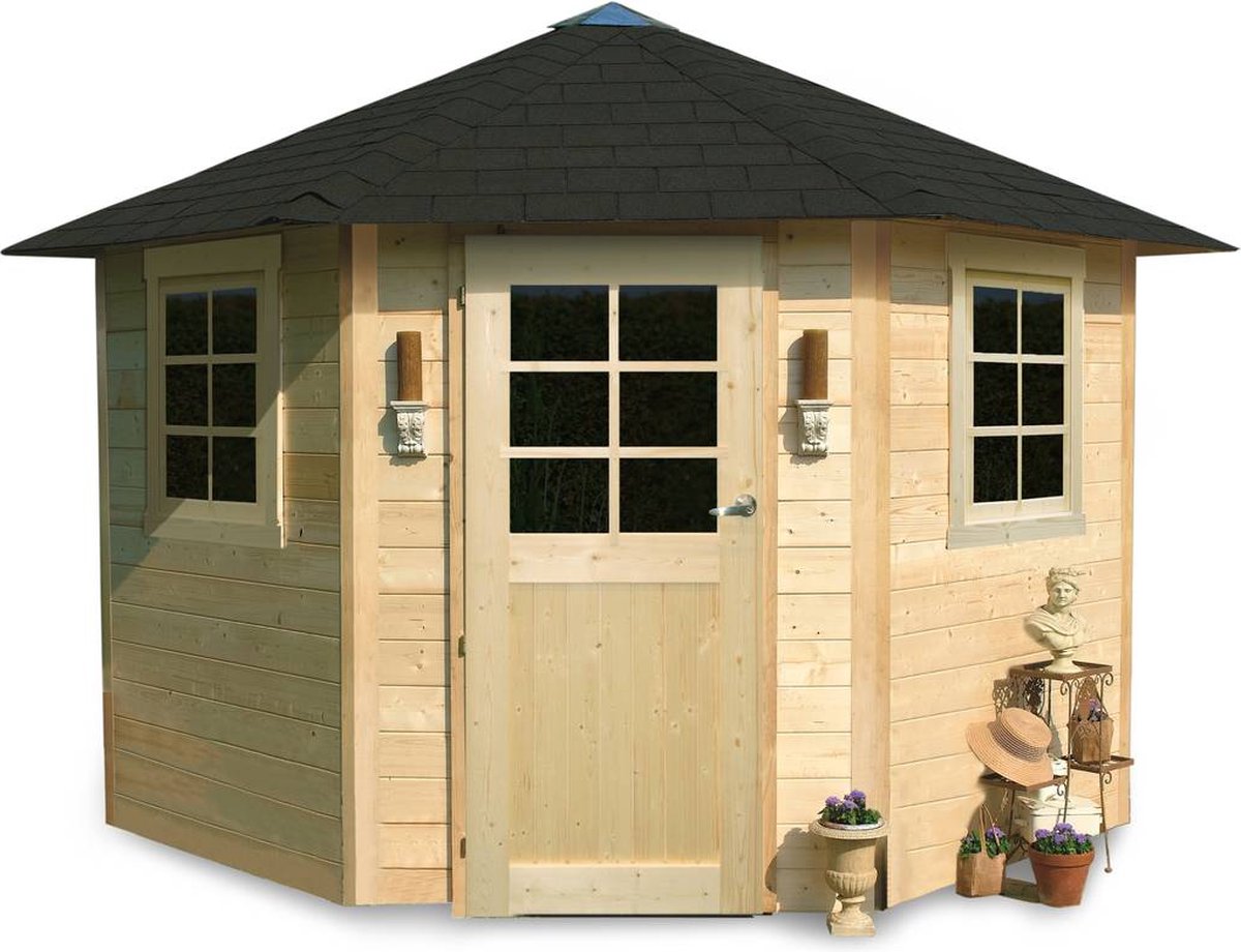 Bol.com Solid tuinhuis 'Nancy II' hout 5,45 m² aanbieding