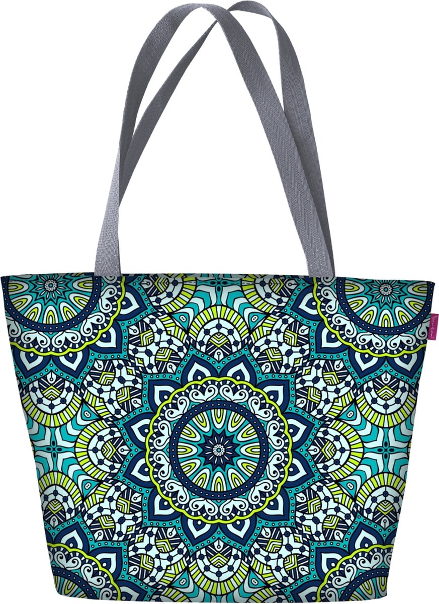 Holi Schoudertas met Zipper - Dames Shopper Geschikt voor A4 Draagtas met motief Anais