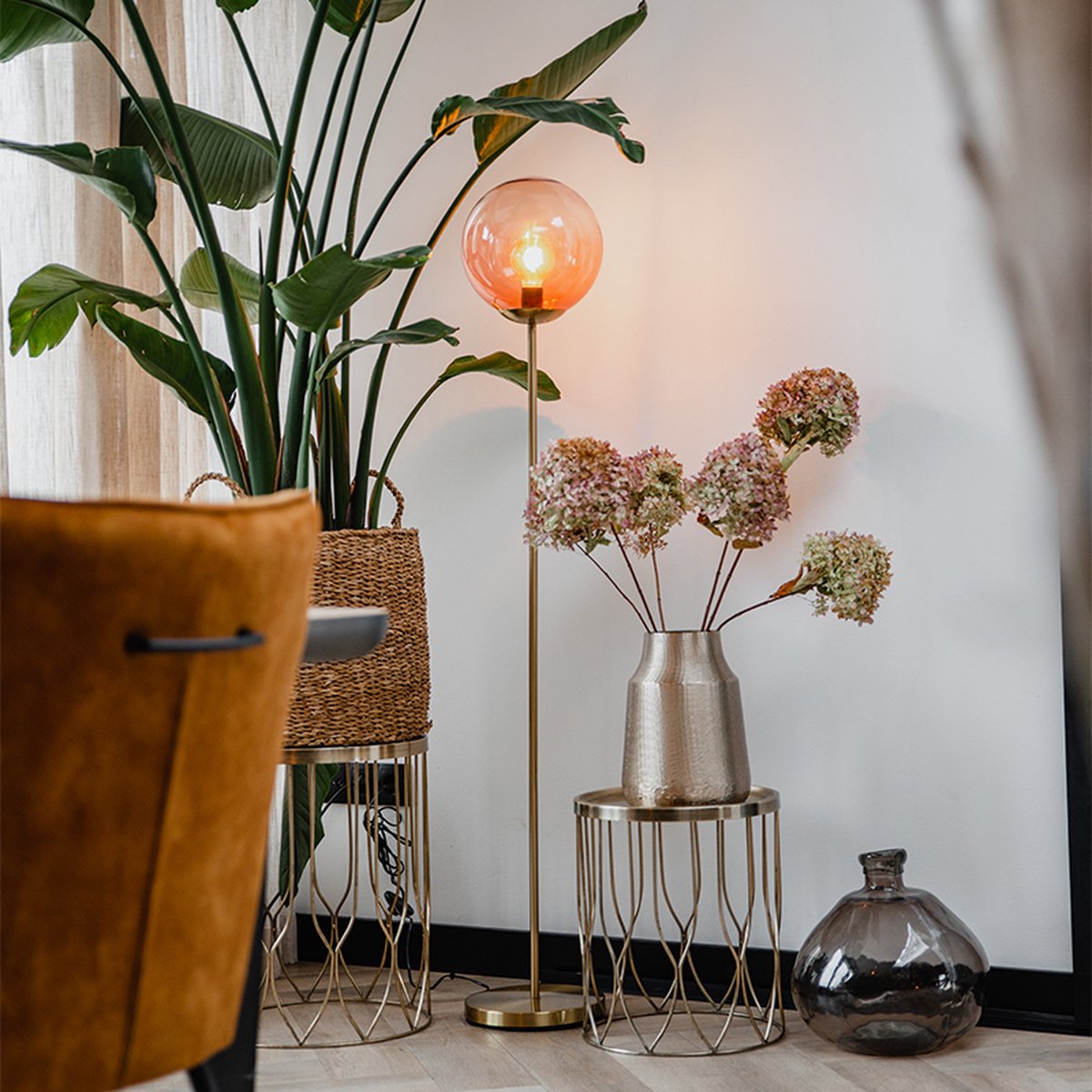 QAZQA pallon - Art Deco Vloerlamp thumbnail 2