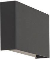 QAZQA otan - Wandlamp - 2 lichts - D. 50 mm - Zwart