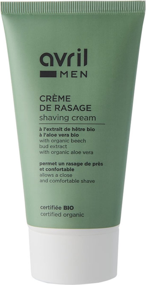 Avril Shaving Cream Men 150ml Certified Organic