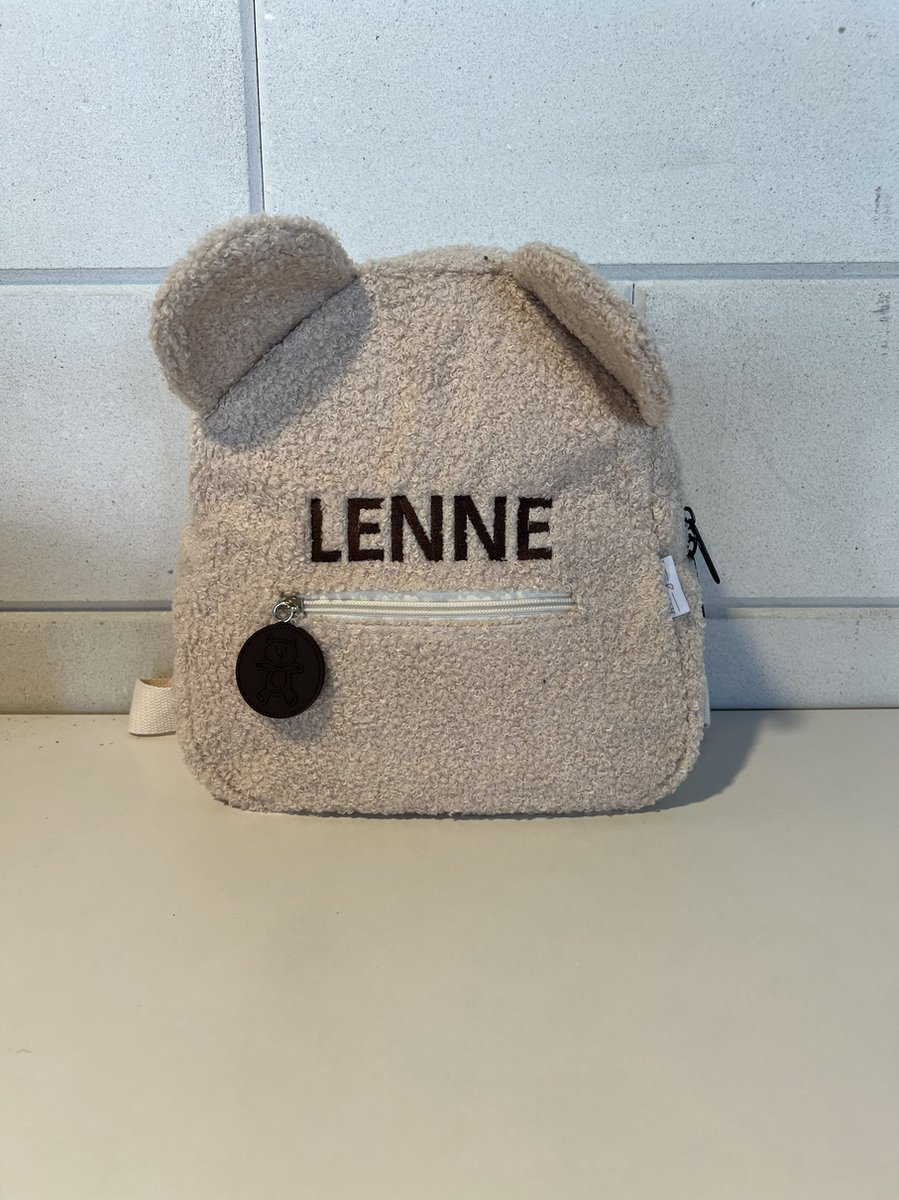Gepersonaliseerde Adalletti teddy rugzak kids | sand rugtas | rugzak met naam | schooltas met naam | tas | kinderen | peuter | kleuter| teddy | sand | rugtas | baby en kind