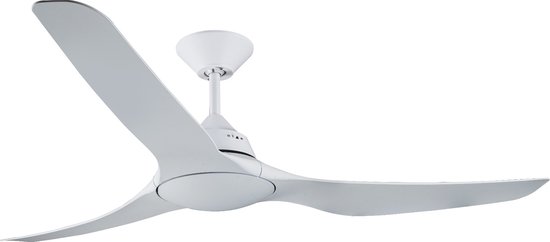 Plafondventilator wit 143 cm Mariner ABS 3 snelheden wandschakelaar zonder verlichting