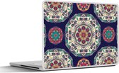 Laptop sticker - 15.6 inch - Bohemian - Mandala - Patronen - 36x27,5cm - Laptopstickers - Laptop skin - Cover