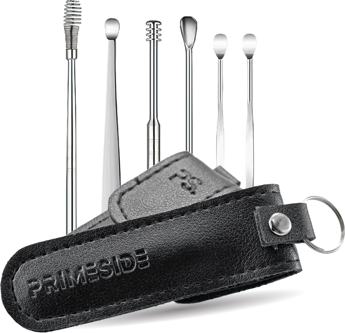 Goedkoopste PrimeSide Oorsmeer Verwijderaar - Set van 6 - incl. Opbergzakje - Milieuvriendelijk - Oorreiniger - Ear Cleaner