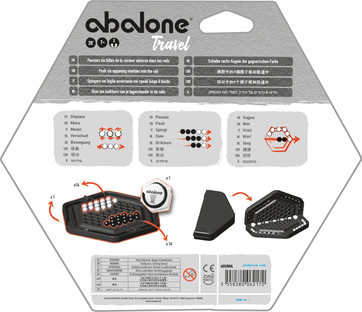 Abalone Travel - Jeu de société, Jeux