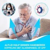 Slim Persoonlijk alarm - met SOS paniekknop - WiFi - Melding op afstand via app - Senioren Alarm - Alarmknop - Noodkop